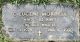 Grave Marker of Clyde Eugene Morrell