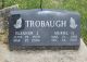 Gravestone of Muriel O. Trobaugh and Eleanor June (Powell) Trobaugh